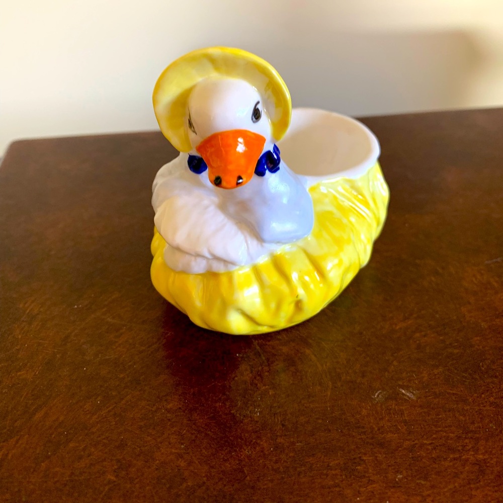 Vintage fine bone china goose egg cup